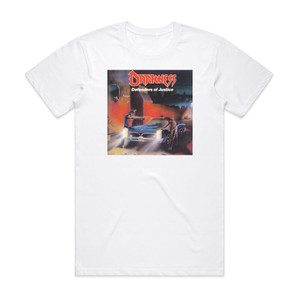 Darkness Defenders Of Justice Album Cover T-Shirt White