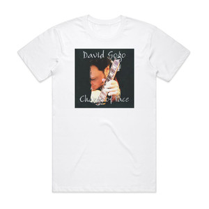 David Gogo Change Of Pace Album Cover T-Shirt White David Gogo Change Of Pace Album Cover T-Shirt White