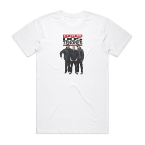 Def Con Dos Dos Tenores Album Cover T-Shirt White Def Con Dos Dos Tenores Album Cover T-Shirt White