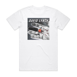 David Lynch Crazy Clown Time Album Cover T-Shirt White David Lynch Crazy Clown Time Album Cover T-Shirt White