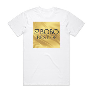 DJ BoBo Best Of 20 Greatest Hits Album Cover T-Shirt White DJ BoBo Best Of 20 Greatest Hits Album Cover T-Shirt White