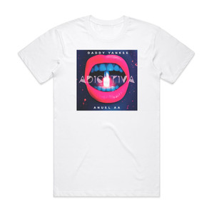 Daddy Yankee Adictiva Album Cover T-Shirt White