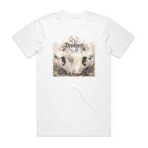 Deadlock Wolves Album Cover T-Shirt White Deadlock Wolves Album Cover T-Shirt White