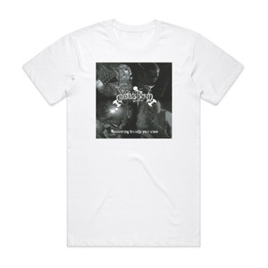 Dodsferd Hammering Brutally Your Cross Album Cover T-Shirt White Dodsferd Hammering Brutally Your Cross Album Cover T-Shirt White