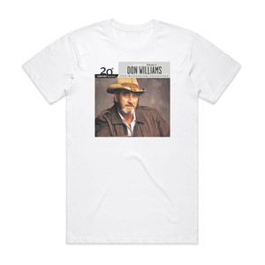 Don Williams 20Th Century Masters The Millennium Collection The Best Of D Album Cover T-Shirt White Don Williams 20Th Century Masters The Millennium Collection The Best Of D Album Cover T-Shirt White