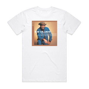 Don Williams Icon Album Cover T-Shirt White Don Williams Icon Album Cover T-Shirt White