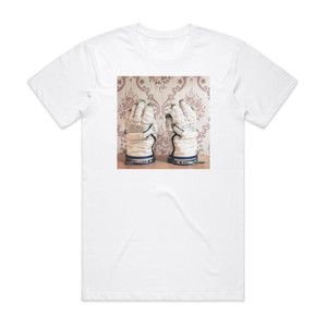 David Sylvian Wandermde Album Cover T-Shirt White David Sylvian Wandermde Album Cover T-Shirt White