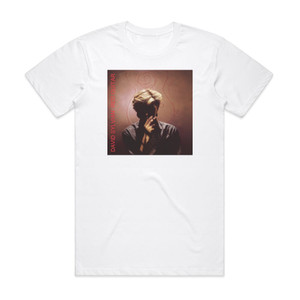 David Sylvian Red Guitar Album Cover T-Shirt White David Sylvian Red Guitar Album Cover T-Shirt White