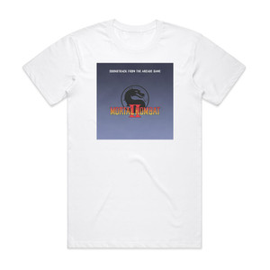 Dan Forden Mortal Kombat Ii Album Cover T-Shirt White Dan Forden Mortal Kombat Ii Album Cover T-Shirt White