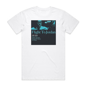 Duke Jordan Flight To Jordan Album Cover T-Shirt White Duke Jordan Flight To Jordan Album Cover T-Shirt White