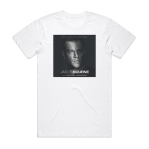 David Buckley Jason Bourne Album Cover T-Shirt White David Buckley Jason Bourne Album Cover T-Shirt White