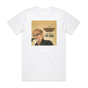 Dick LeMasters One Bird Two Stones Album Cover T-Shirt White