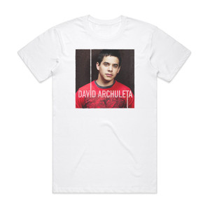 David Archuleta David Archuleta Album Cover T-Shirt White David Archuleta David Archuleta Album Cover T-Shirt White