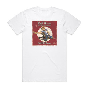 Dick Brave and The Backbeats Rocknroll Therapy Album Cover T-Shirt White