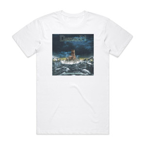 Darkaeon The Shattered Monolith Album Cover T-Shirt White Darkaeon The Shattered Monolith Album Cover T-Shirt White