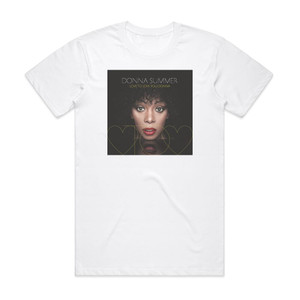 Donna Summer Love To Love You Donna Album Cover T-Shirt White Donna Summer Love To Love You Donna Album Cover T-Shirt White