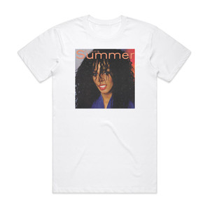 Donna Summer Donna Summer Album Cover T-Shirt White Donna Summer Donna Summer Album Cover T-Shirt White