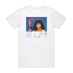 Donna Summer Bad Girls Album Cover T-Shirt White Donna Summer Bad Girls Album Cover T-Shirt White