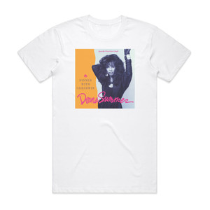 Donna Summer Dinner With Gershwin Album Cover T-Shirt White Donna Summer Dinner With Gershwin Album Cover T-Shirt White
