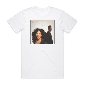 Donna Summer Hot Stuff Album Cover T-Shirt White Donna Summer Hot Stuff Album Cover T-Shirt White
