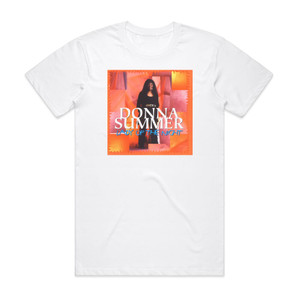 Donna Summer Lady Of The Night Album Cover T-Shirt White Donna Summer Lady Of The Night Album Cover T-Shirt White