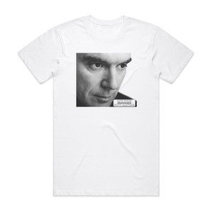 David Byrne Grown Backwards 2 Album Cover T-Shirt White