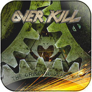 Overkill The Grinding Wheel Album Cover Sticker Overkill The Grinding Wheel Album Cover Sticker
