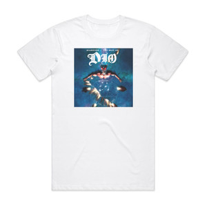 Dio Diamonds The Best Of Dio Album Cover T-Shirt White Dio Diamonds The Best Of Dio Album Cover T-Shirt White