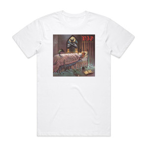 Dio Dream Evil 1 Album Cover T-Shirt White Dio Dream Evil 1 Album Cover T-Shirt White