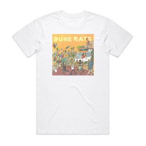 Dune Rats Dune Rats Album Cover T-Shirt White Dune Rats Dune Rats Album Cover T-Shirt White