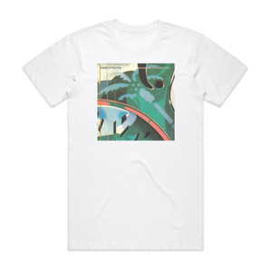 Dire Straits Money For Nothing 2 Album Cover T-Shirt White Dire Straits Money For Nothing 2 Album Cover T-Shirt White