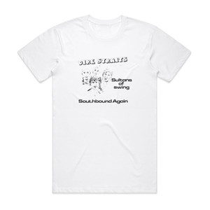 Dire Straits Sultans Of Swing 2 Album Cover T-Shirt White