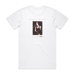 Dire Straits Live At The Bbc Album Cover T-Shirt White Dire Straits Live At The Bbc Album Cover T-Shirt White