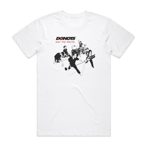 Donots Got The Noise Album Cover T-Shirt White