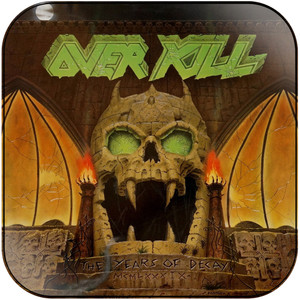 Overkill The Years Of Decay Album Cover Sticker Overkill The Years Of Decay Album Cover Sticker