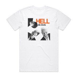Die Azte Hell Album Cover T-Shirt White Die Azte Hell Album Cover T-Shirt White