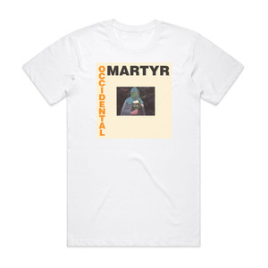 Death in June Occidental Martyr Album Cover T-Shirt White