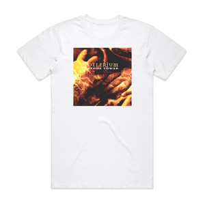 Delerium Stone Tower Album Cover T-Shirt White Delerium Stone Tower Album Cover T-Shirt White