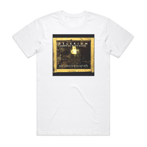 Delerium Heavens Earth 2 Album Cover T-Shirt White Delerium Heavens Earth 2 Album Cover T-Shirt White