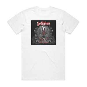 Destruction Born To Perish Album Cover T-Shirt White Destruction Born To Perish Album Cover T-Shirt White