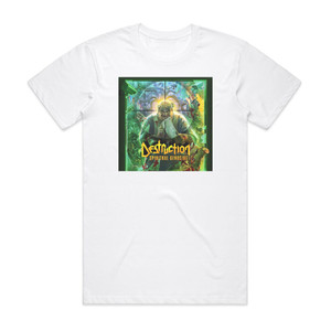 Destruction Spiritual Genocide Album Cover T-Shirt White Destruction Spiritual Genocide Album Cover T-Shirt White