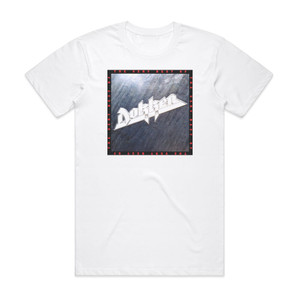Dokken The Very Best Of Dokken Album Cover T-Shirt White Dokken The Very Best Of Dokken Album Cover T-Shirt White