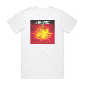 Dokken Live From The Sun Album Cover T-Shirt White Dokken Live From The Sun Album Cover T-Shirt White