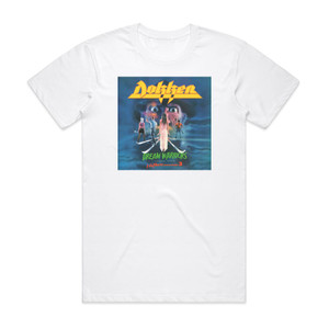Dokken Dream Warriors Album Cover T-Shirt White Dokken Dream Warriors Album Cover T-Shirt White