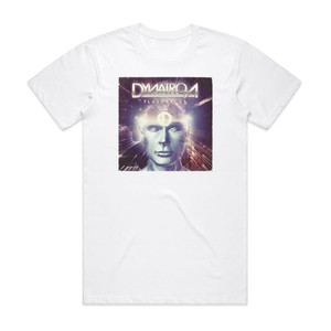 Dynatron Flashbacks Album Cover T-Shirt White
