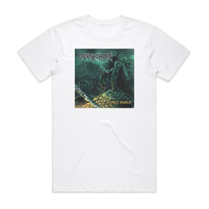 Deathchain Deadmeat Disciples Album Cover T-Shirt White Deathchain Deadmeat Disciples Album Cover T-Shirt White