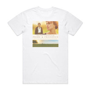 Dario Marianelli Pride Prejudice Album Cover T-Shirt White Dario Marianelli Pride Prejudice Album Cover T-Shirt White
