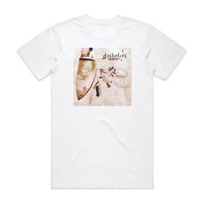 Disbelief 66Sick Album Cover T-Shirt White Disbelief 66Sick Album Cover T-Shirt White