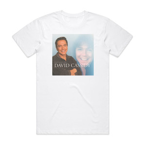 David Cassidy Then And Now Album Cover T-Shirt White