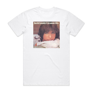 David Cassidy David Cassidys Greatest Hits Album Cover T-Shirt White